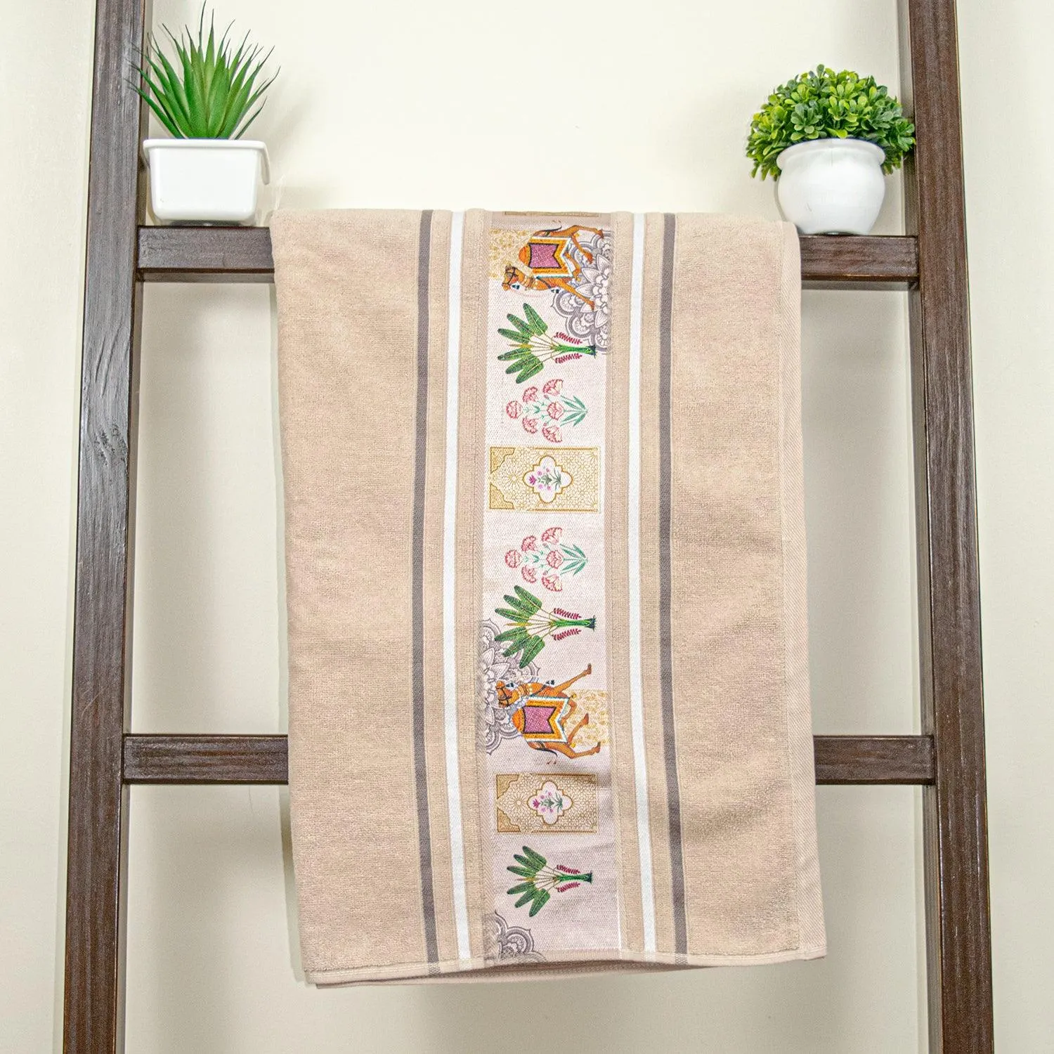 Regal 460 GSM Bath Towels Set Of 2 | Ultra Soft & Highly Absorbent Towels