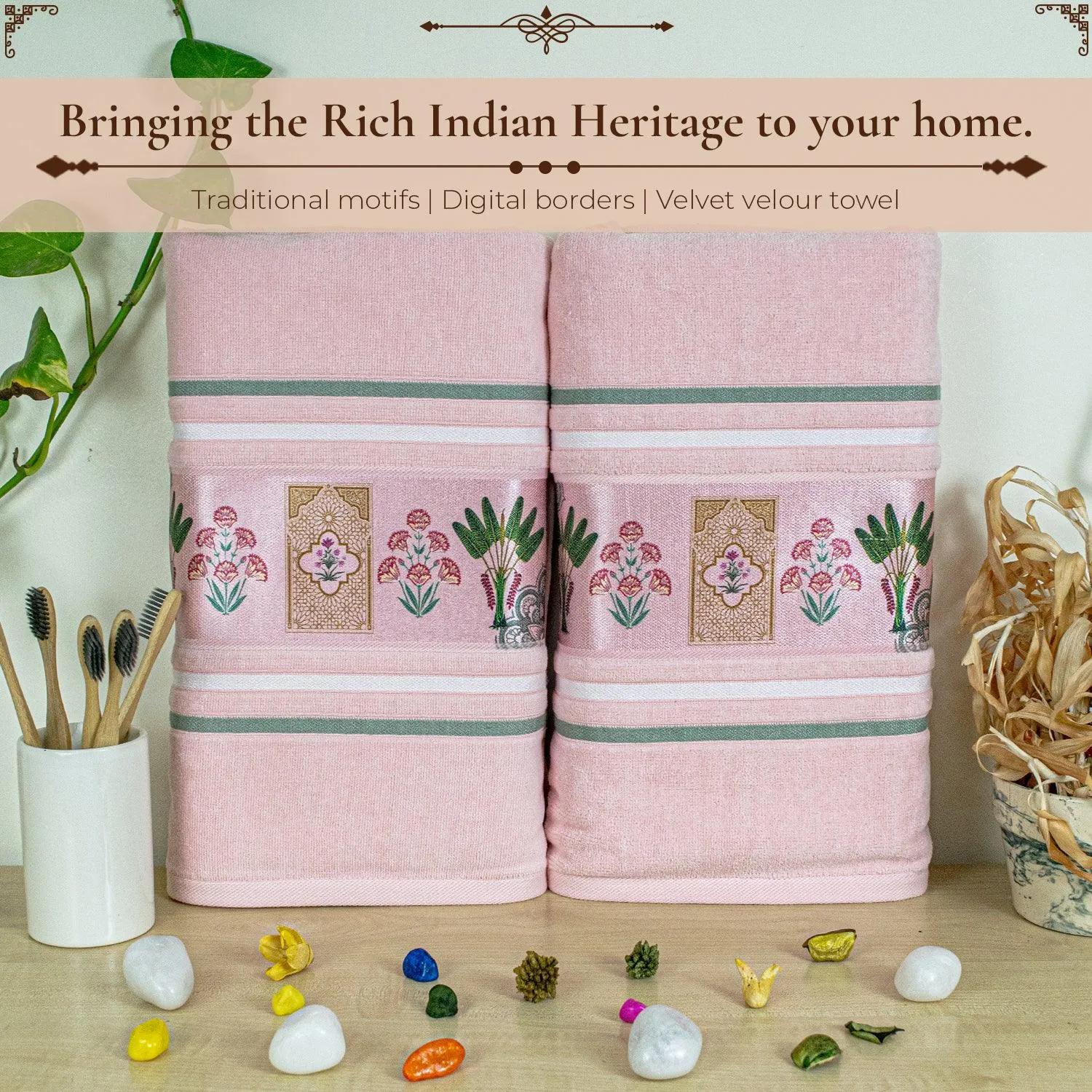 Regal 460 GSM Bath Towels Set Of 2 | Ultra Soft & Highly Absorbent Towels