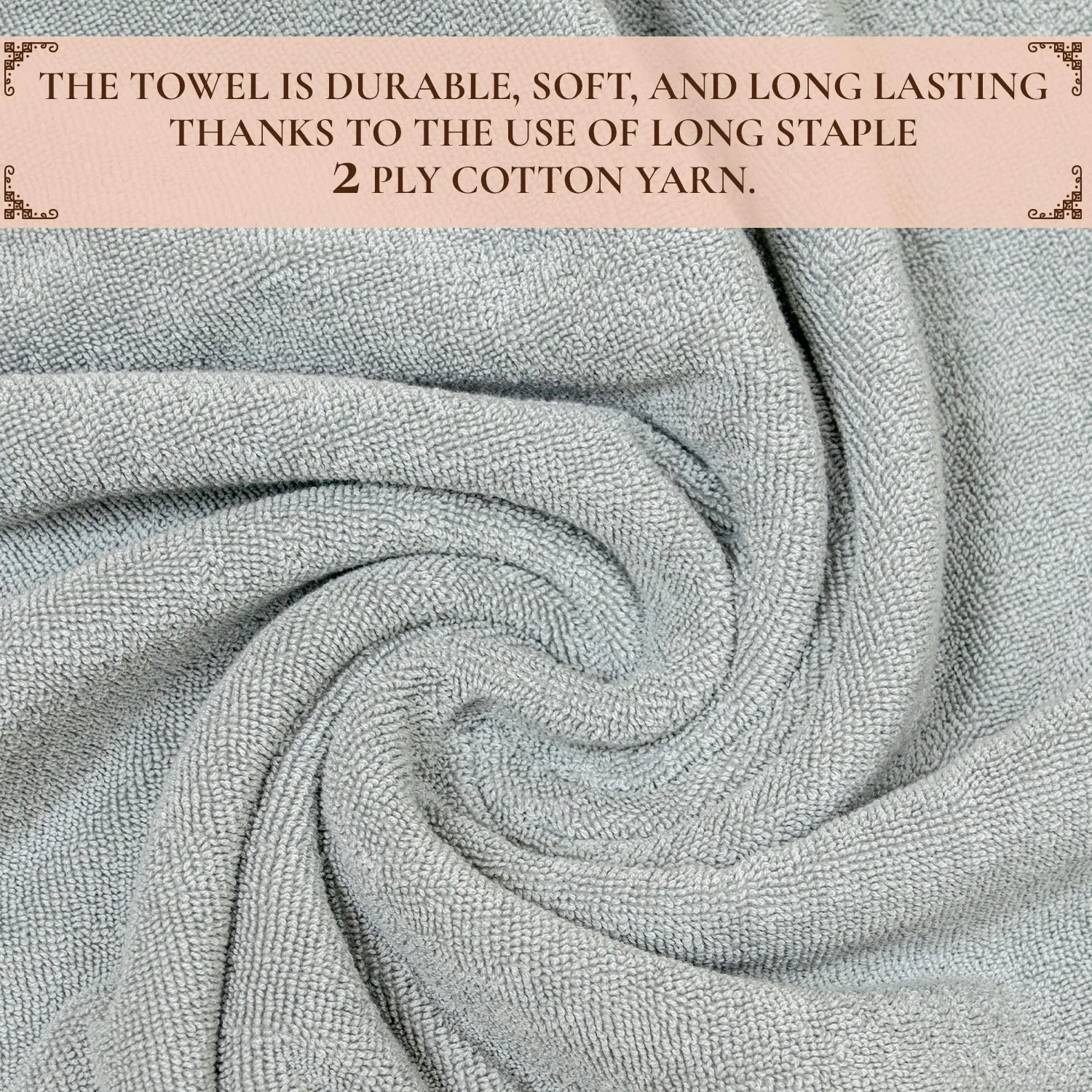 Regal 460 GSM Hand Towel Set Of 5 | Ultra Soft & Highly Absorbent Towels