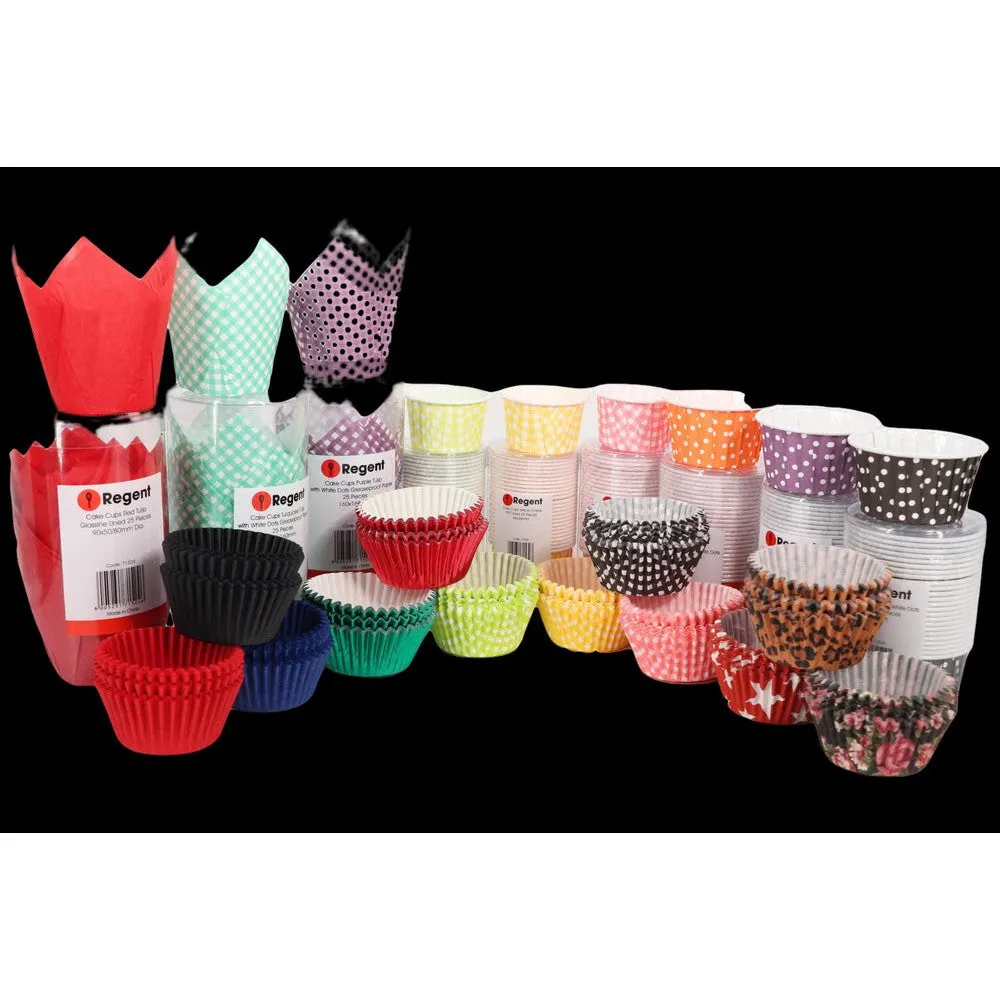 Regent Cake Cups Green Foil 50Pcs 71522