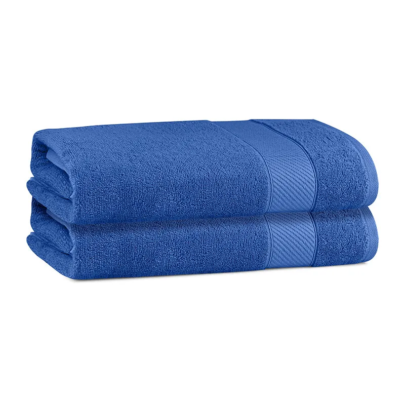 Reign Bath Towel (Dark Blue) - Set Of Two