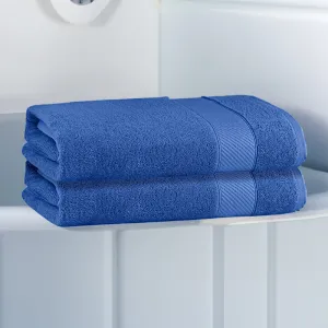 Reign Bath Towel (Dark Blue) - Set Of Two
