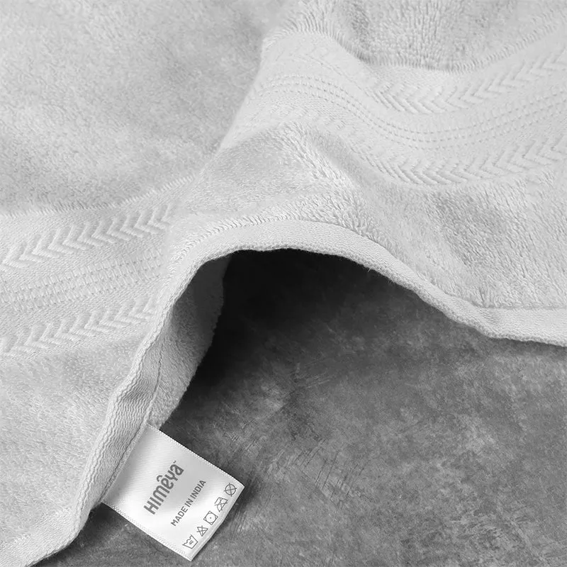 Reign Bath Towel (White) - Set Of Two