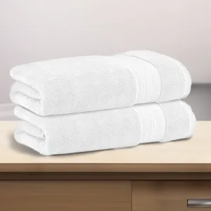 Reign Bath Towel (White) - Set Of Two