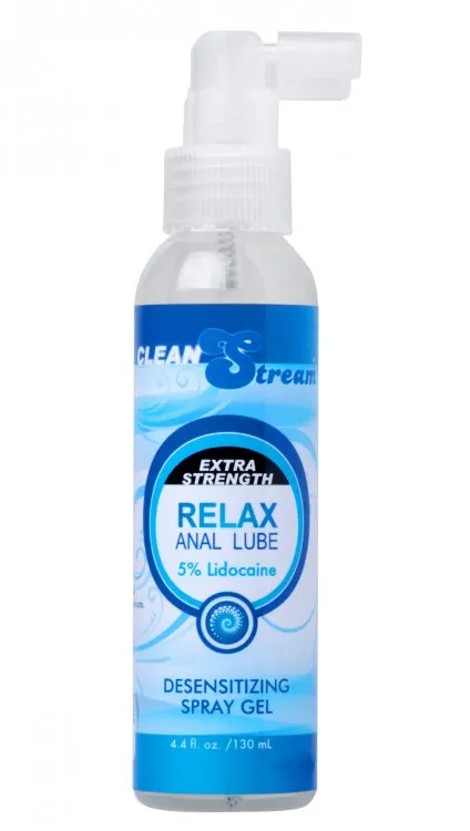 Relax Anal Gel Extra Strength Lubricant Desensitizing Spray 4 Oz.