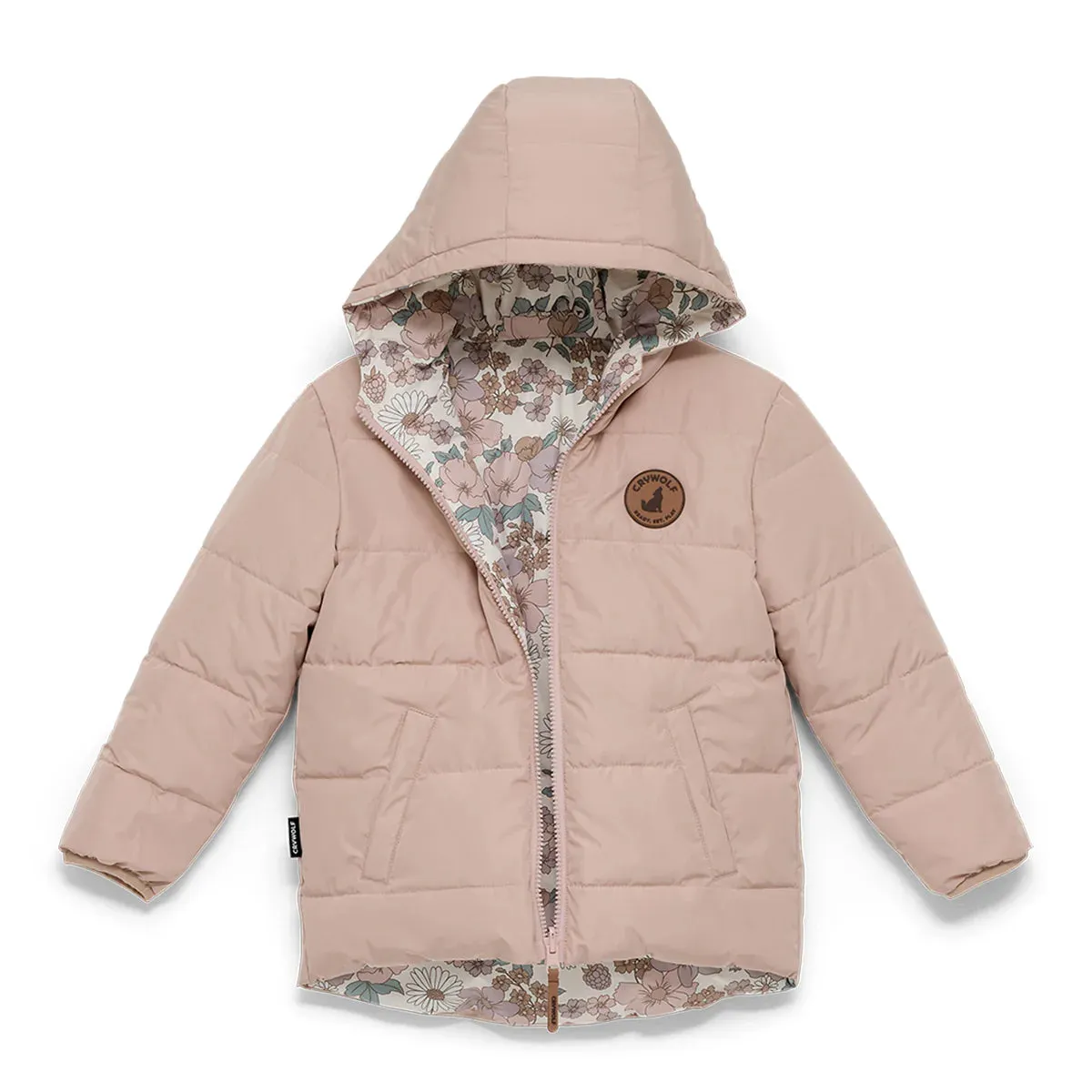 Reversible eco puffer - Daisy floral