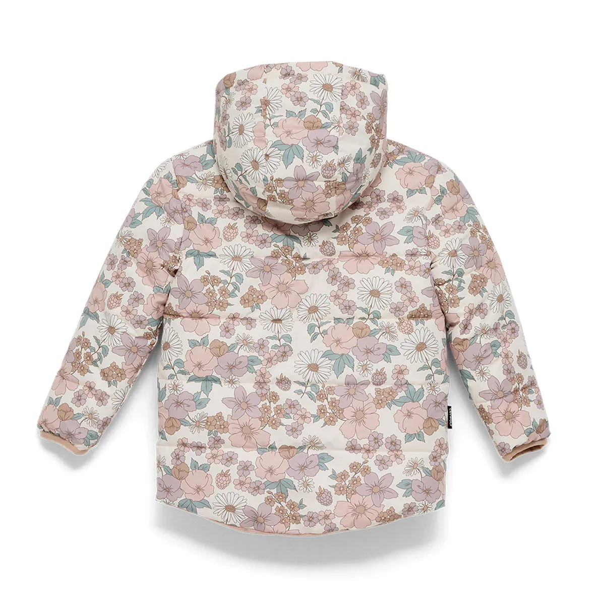 Reversible eco puffer - Daisy floral