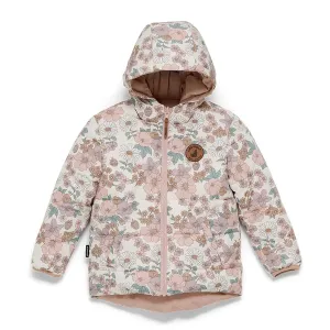Reversible eco puffer - Daisy floral