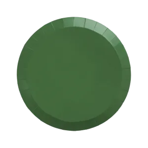 Sage Green Small Paper Plates - Pack of 20