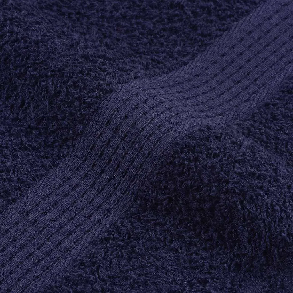 Shower Towels 4 pcs Navy Blue 70x140 cm 360 gsm 100% Cotton