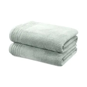 So Soft 2 Piece Bath Sheet Bale Duck Egg