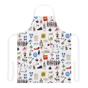 So You're Greek Cooking Apron with 3-Color Straps