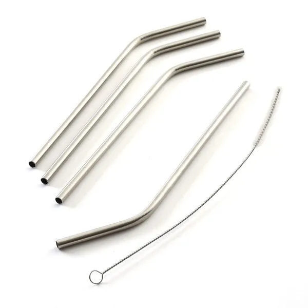 SS Straws 4 pk