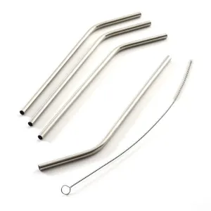 SS Straws 4 pk