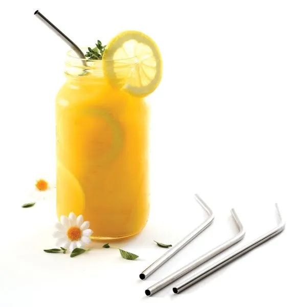 SS Straws 4 pk