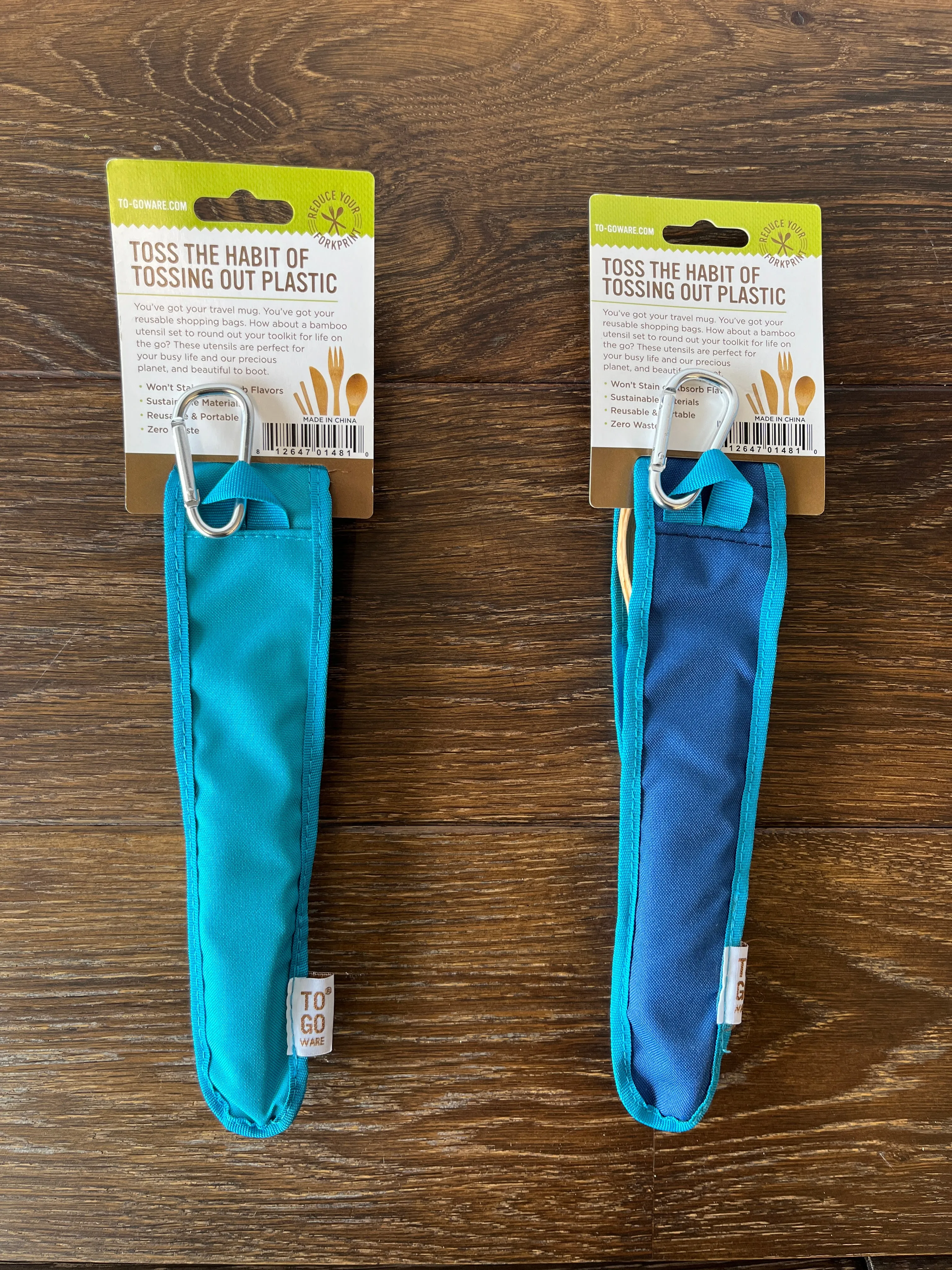 Stop Trashing Waves Bamboo To-Go Cutlery Set