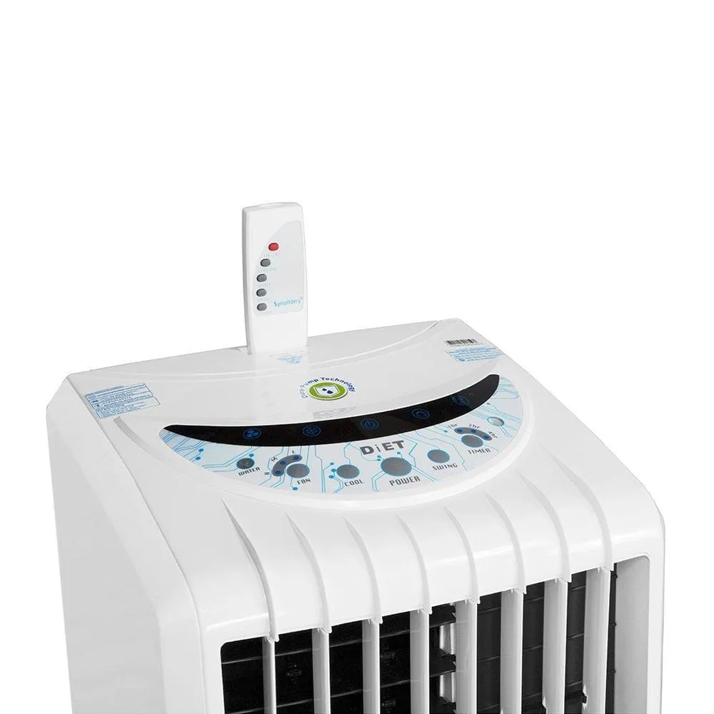 Symphony Diet 22i 22 Litre Air Cooler with Remote Control (White)