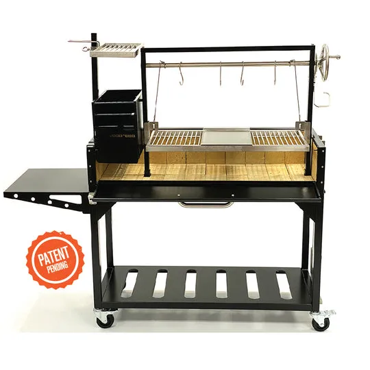 Tagwood BBQ Fully Assembled Argentine Santa Maria Wood Fire & Charcoal Grill - BBQ03SIF