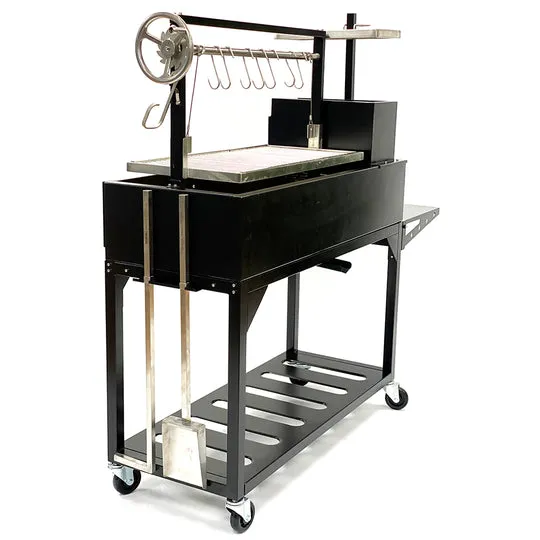 Tagwood BBQ Fully Assembled Argentine Santa Maria Wood Fire & Charcoal Grill - BBQ03SIF