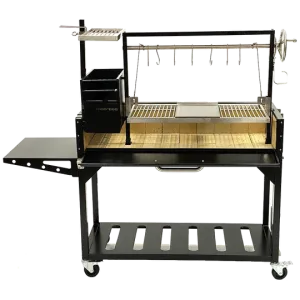 Tagwood BBQ Fully Assembled Argentine Santa Maria Wood Fire & Charcoal Grill - BBQ03SIF