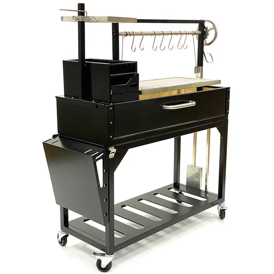 Tagwood BBQ Fully Assembled Argentine Santa Maria Wood Fire & Charcoal Grill - BBQ03SIF
