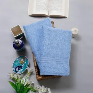 Tender Treat Hand Towel (Blue)- Set Of Two