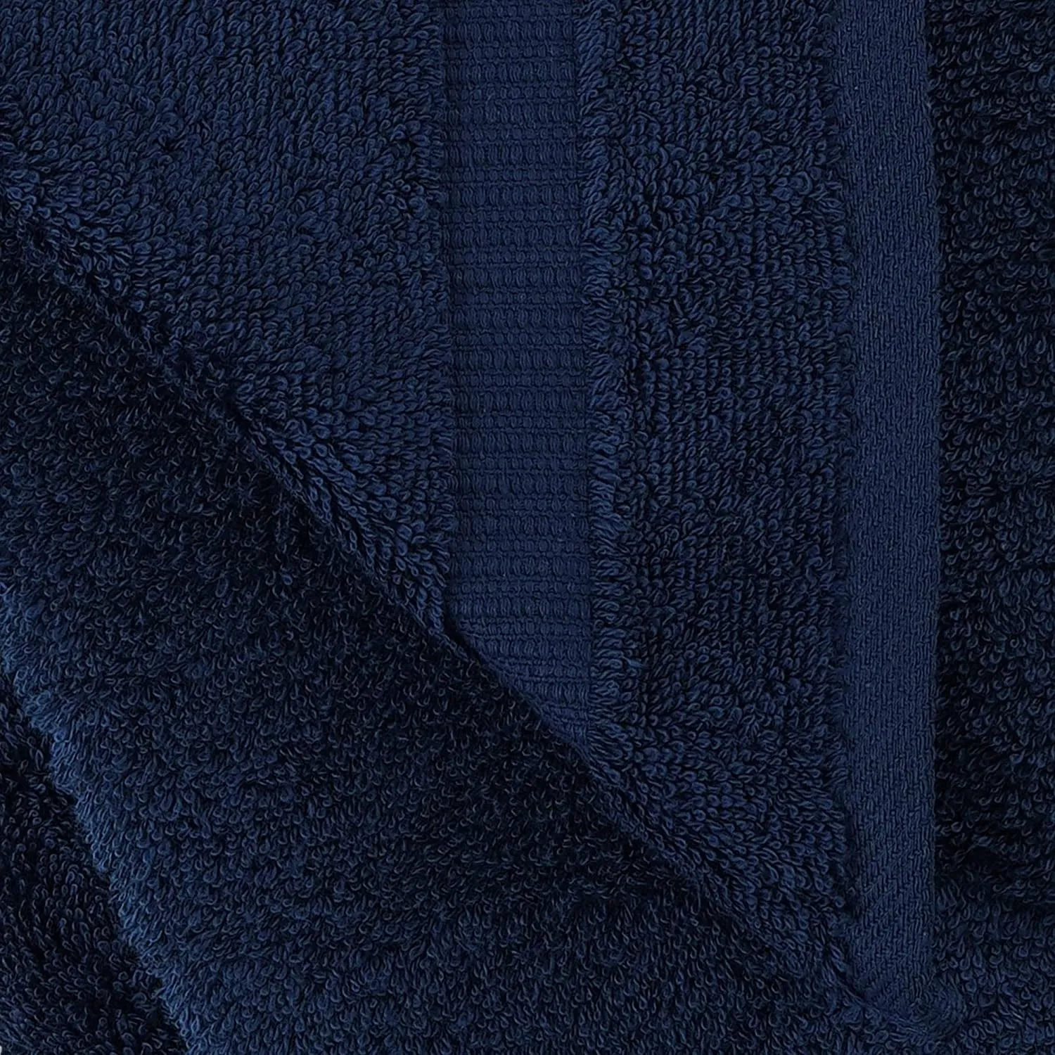 Turkish Cotton Super Soft and Absorbent Towels | 4-Piece Bath Towels, Navy Blue