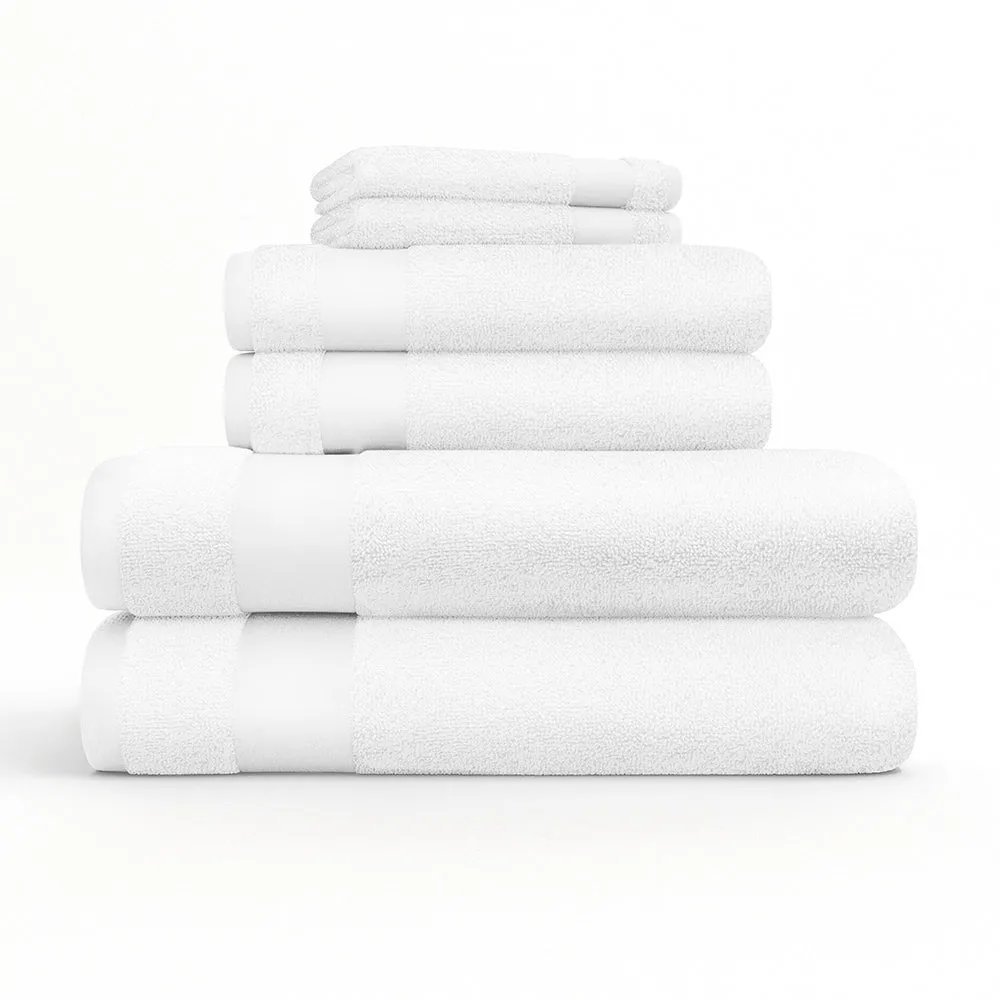 Ultra Soft 100% Cotton 6-Piece Bath Towel Set