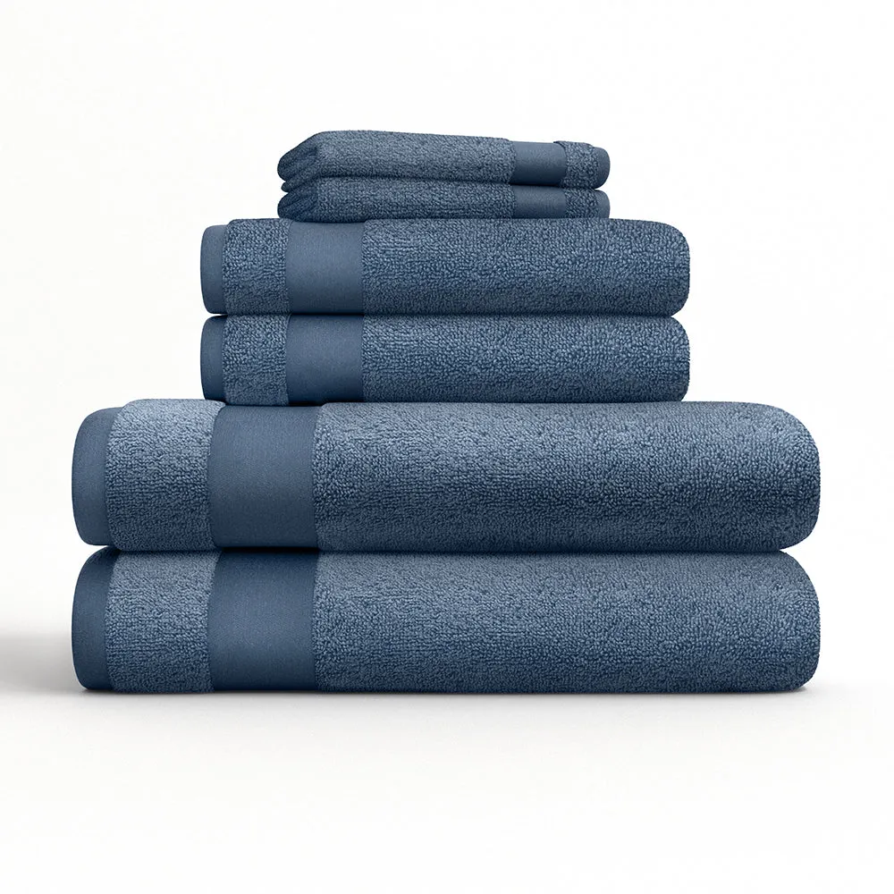 Ultra Soft 100% Cotton 6-Piece Bath Towel Set