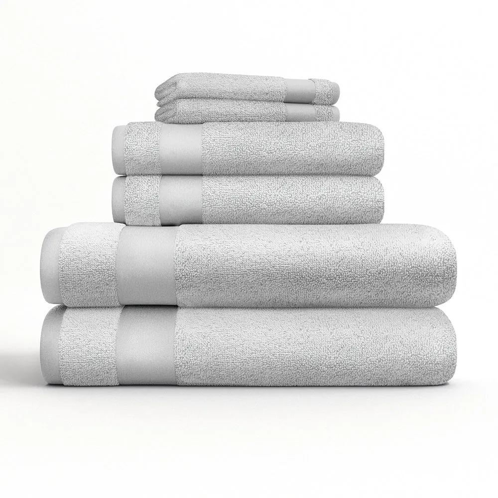 Ultra Soft 100% Cotton 6-Piece Bath Towel Set