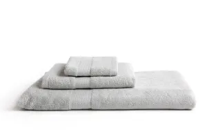 Ultra Soft 3 Piece Bamboo Towel Set (Grey)