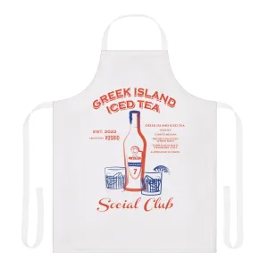 VOSRIO Social Club Cooking Apron with 2-Color Straps