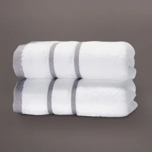 White Oh-so-soft Hand Towel (Set of Two)