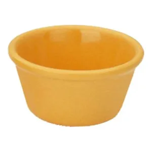 Yanco NC-536YW 2 Oz Yellow Melamine Smooth Ramekin, Pack of 72