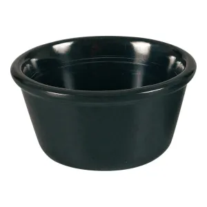 Yanco NC-538BK 4 Oz Black Melamine Smooth Ramekin, Pack of 72